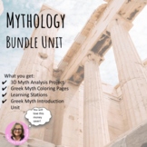 Mythology Bundle of Lessons Unit Print and digital Use wit