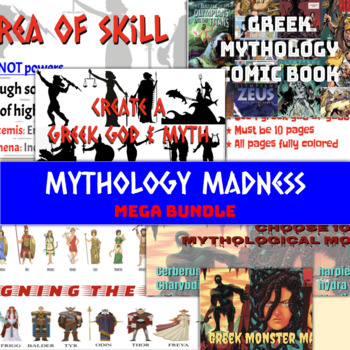 Preview of Mythology Madness Bundle (THE LIGHTNING THIEF)