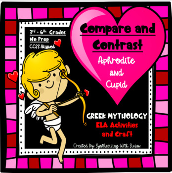 Preview of DISTANCE LEARNING E.L.A Mythology Passages, Comparing and Contrasting, Writing,