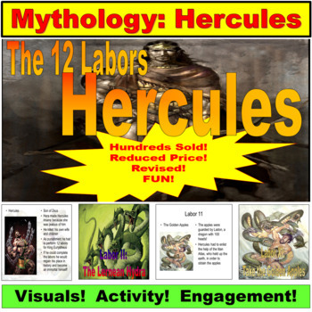 Preview of Mythology : Hercules Digital Tour, Activity (Google, PowerPoint)
