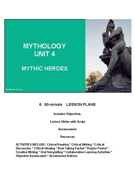 Preview of Mythology Unit 4: Mythological Heroes and Archetypes