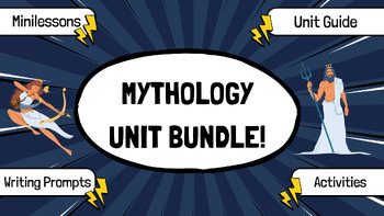 Preview of Mythology Unit Bundle