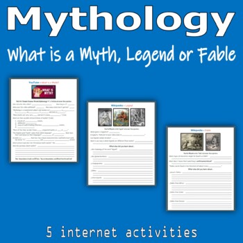 Preview of Mythology - What is a Myth, Legend or Fable