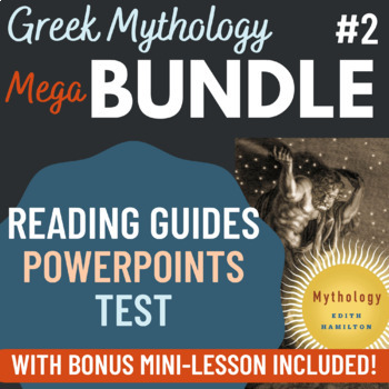 Preview of PowerPoints, Study Guide Questions and Tests for Greek Mythology