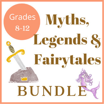 Preview of High School Myths, Legends, and Fairy Tales Mega Bundle