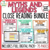 Myths and Legends Reading Comprehension | Traditional Lite