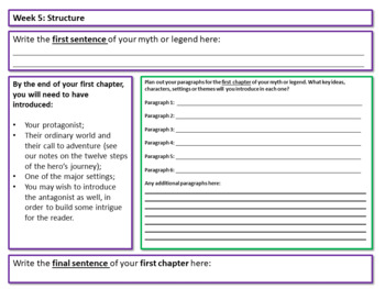 myths and legends homework