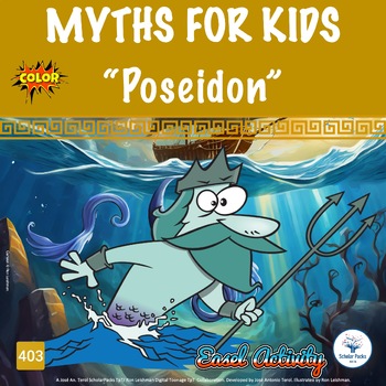 Preview of Myths for Kids: Poseidon