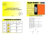 N-RN.1 and N-RN.2: Extend the Properties of Exponents to R