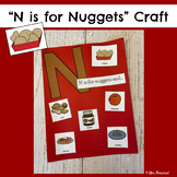 N is for Nuggets Craft | Alphabet Crafts