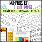 Números del 1 al 100 Spanish Numbers Activities