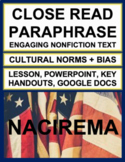 NACIREMA | How to Paraphrase & Close Reading Comprehension