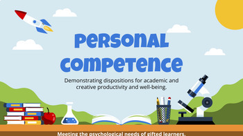 Preview of NAGT 4.1 Personal Competence Curriculum Unit Gifted and Talented