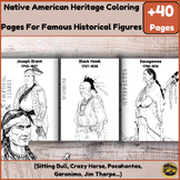 NAHM COLORING PAGES | Famous Historical Native American He