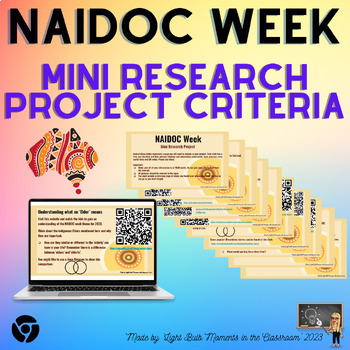 Preview of NAIDOC Week Mini Research Project Criteria