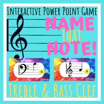 Preview of NAME THAT NOTE: an Interactive Power Point Classroom Game