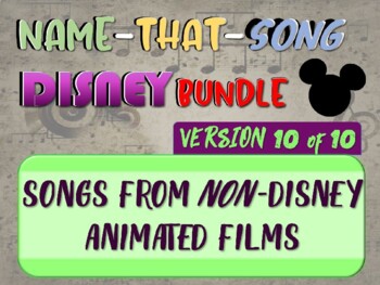 Indvending Forøge Forstad NAME THAT SONG Guessing Game DISNEY VERSION 10 of 10 (songs in NON-DISNEY  films)