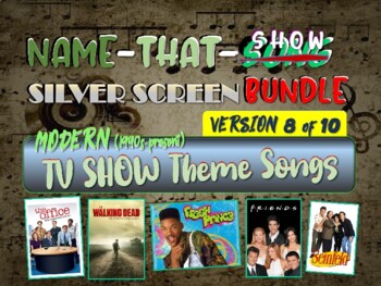 NAME THAT SONG Music Guessing Game NEW TV SHOW THEME SONGS SilverScreen 8  of 10