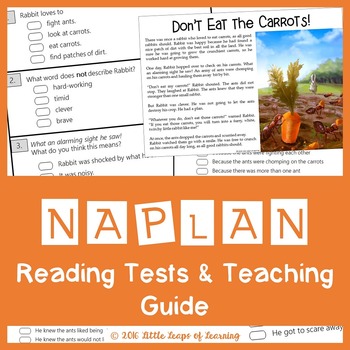 Preview of NAPLAN Reading Tests and Teaching Guides