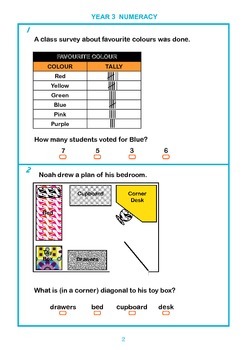 NAPLAN Style - NUMERACY - Year 3 - Test1 by Teach Your ...