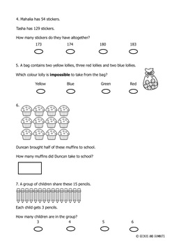 exam in math grade 10 NAPLAN Mrs Practice  Test Style 3 Year Hartig  Numeracy by