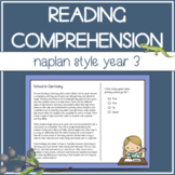 NAPLAN Style Reading Comprehension Slideshow for Year 3 Practice