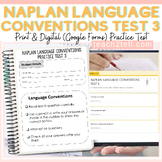 Naplan Test Prep Language Conventions 3 Print & Digital | 