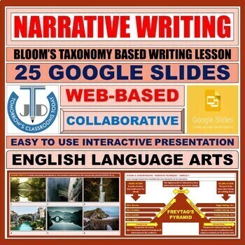 Preview of NARRATION - READING AND WRITING: 23 GOOGLE SLIDES