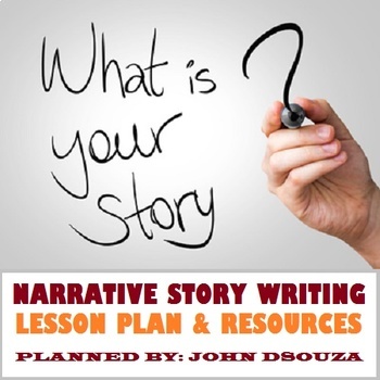 Preview of NARRATIVE STORY WRITING LESSON AND RESOURCES