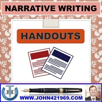 Preview of NARRATION - READING AND WRITING: SCAFFOLDING NOTES - 8 HANDOUTS