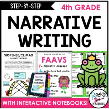 Preview of NARRATIVE WRITING FOR 4TH GRADE | 4TH GRADE NARRATIVE WRITING