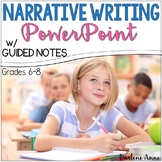 Narrative Writing PowerPoint Notes Personal, Fictional, Biographical
