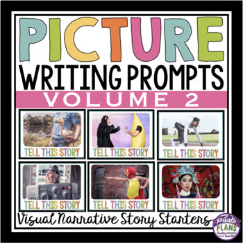 Preview of Narrative Writing Prompts - Photo Cards to Inspire Creative Writing - Volume 2