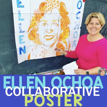 Preview of NASA Astronaut Ellen Ochoa Collaboration Poster | Hispanic Heritage Month