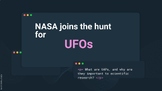 NASA Joins the Hunt for UFO's