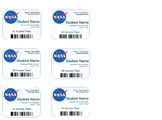 NASA Name Badges: Editable