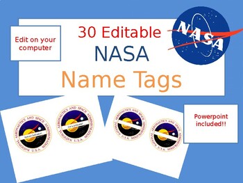 Preview of NASA Name Tags