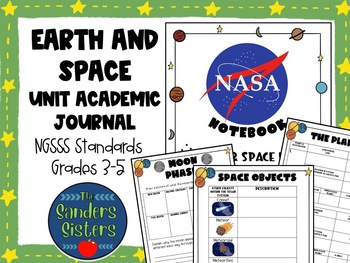 Preview of NASA Notebook: Earth and Space Unit Academic Journal
