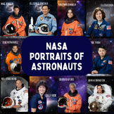 NASA Portraits of Astronauts - Space Themed
