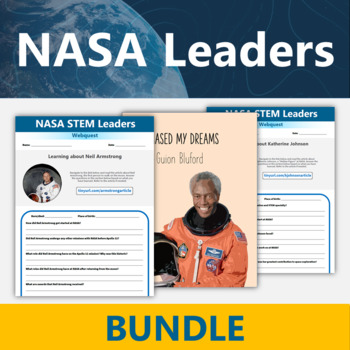 Preview of NASA STEM Leaders Value Bundle | Astronauts and Space Exploration | 50% off