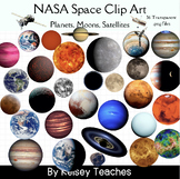 NASA Space Photo Clip Art | Moveable Pieces | Planets Sate