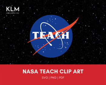 Preview of NASA Teach Logo SVG Clip Art Bundle Collection
