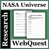 NASA Universe Interactive Internet Research - WebQuest - A