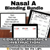 NASAL/WHINY A : Phonics Successive Blending bundle SOR K, 