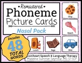 NASAL PACK - Phoneme Picture Cards - SLP - Word Lists - CO