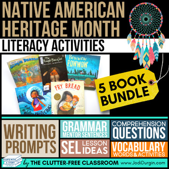 Preview of NATIVE AMERICAN HERITAGE MONTH READ ALOUD ACTIVITIES picture book companions