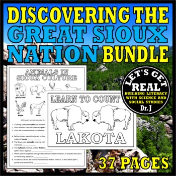 Preview of NATIVE AMERICANS: Discovering the GREAT SIOUX NATION Bundle