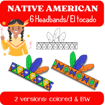 Preview of NATIVE AMERICANS HERITAGE MONTH HEADBAND CRAFT/ INDIGENOUS PEOPLE ACTIVITY