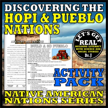 Preview of NATIVE AMERICANS: Discovering the HOPI and PUEBLO Nations Activity Pack