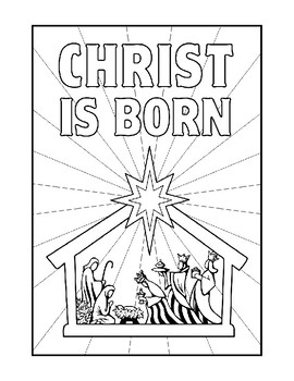 Christmas Nativity Coloring Pages Pdf - Coloring and Drawing